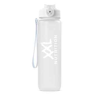 XXL Nutrition Hydrate Bottle 1000ml (white) / Kõrrega joogipudel