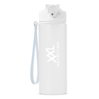 XXL Nutrition Hydrate Bottle 500ml (white) / Kõrrega joogipudel