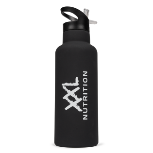 Insulated Straw Bottle 500ml (black) / Joogipudel kõrrega