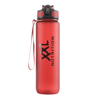 XXL Nutrition Hydrate Bottle 1000ml (dark red) / Kõrrega joogipudel