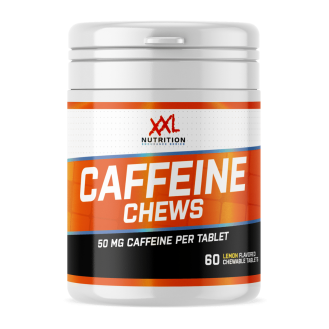 XXL Nutrition Caffeine Chews (lemon) 60 chewables / Kofeiini närimistabletid