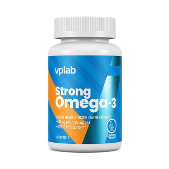 Vplab Strong Omega-3 60sgels / Kalamaksa õli