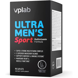 Ultra men's sport multivitamin 90 caps / Multivitamiinid meestele/ Vitamiin