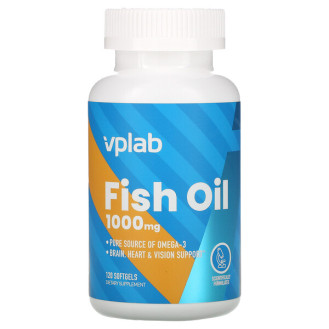 Vplab Fish Oil 1000mg 120sgels / Kalamaksa õli