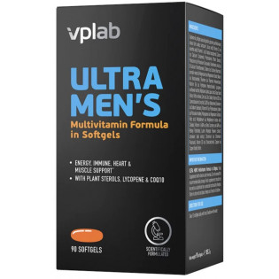 Ultra Men's Multivitamin 90softgels / Multivitamiinid meestele