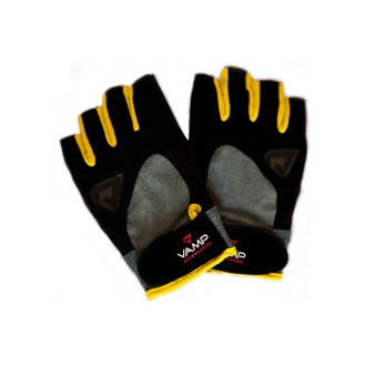 Vamp Gloves Black-Yellow / Jõusaalikindad