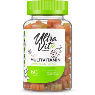 UltraVit Kids Multivitamin 60 gummies / Kummikommi vitamiinide kompleks lastele / 14.08.2024