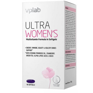 Ultra Women's Multivitamin 90softgels / Multivitamiinid naistele