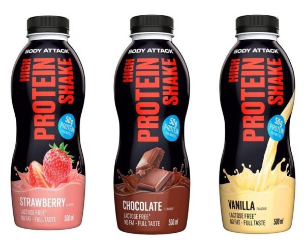Body Attack High Protein Shake 500ml / Valgujook