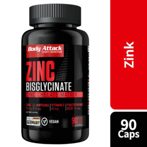 Body Attack Zinc Bisglycinate 90caps / Tsink
