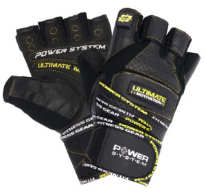 Power System Gloves Ultimate Motivation YELLOW / Randmetoega kindad