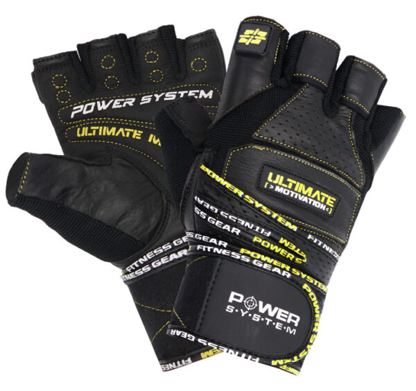 Power System Gloves Ultimate Motivation YELLOW