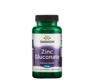 Swanson Zinc Gluconate 30mg 250tabs / Tsinkglükonaat