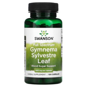Swanson Gymnema Sylvestre Leaf 400mg 100caps