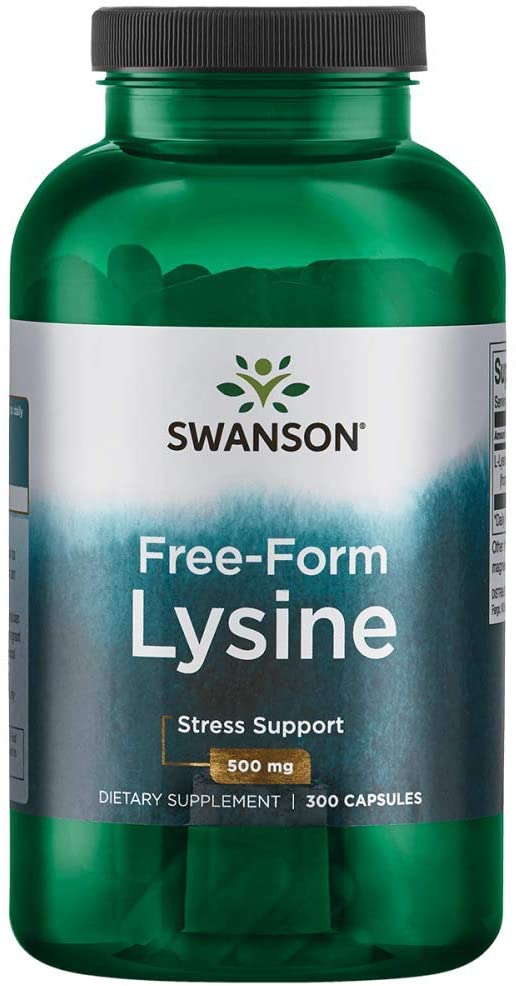 Free-Form L-Lysine 500mg 300caps / L-lüsiin