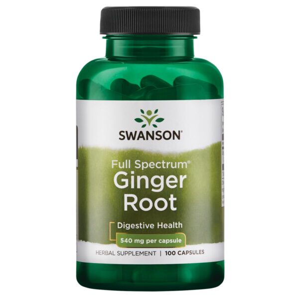 Swansnon Ginger Root 540mg 100caps / Корень имбиря