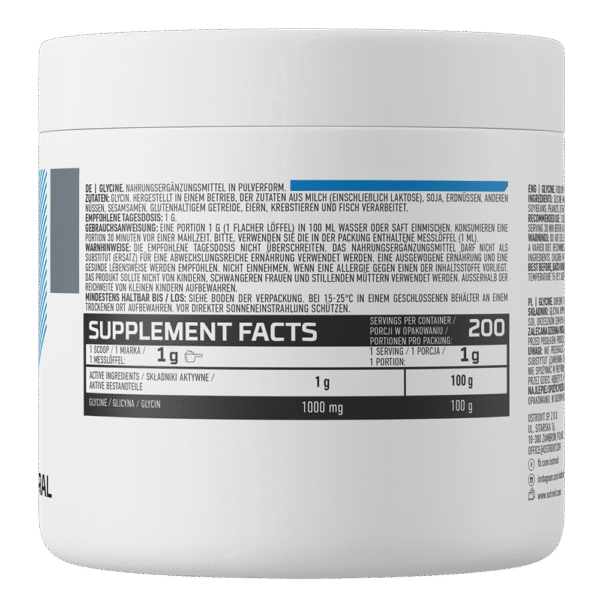 OstroVit Supreme Pure Glycine 200g / Glütsiin
