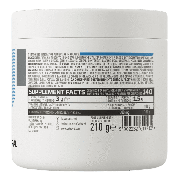OstroVit Supreme Pure Tyrosine 210g / L-тирозин