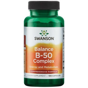 Swanson Balance B-50 Complex 100caps / B vitamiini kompleks