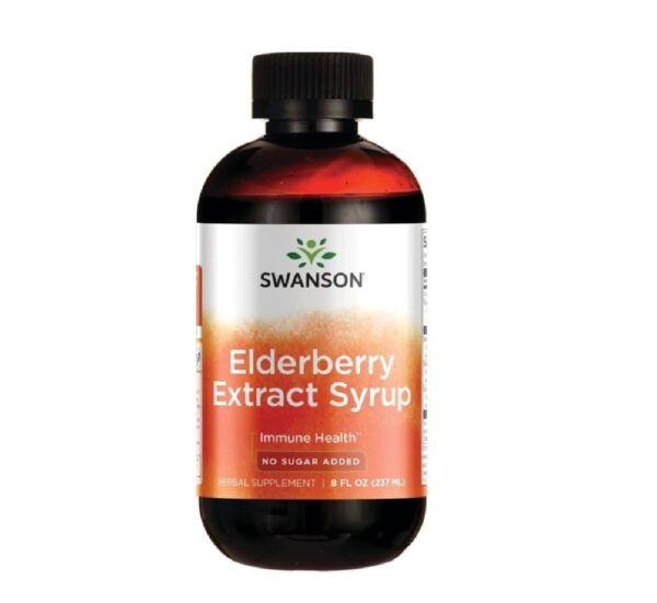 Swanson Elderberry Extract Syrup 237ml (No Sugar Added) / Leedrimarja ekstrakti siirup / PARIM ENNE 12.2024