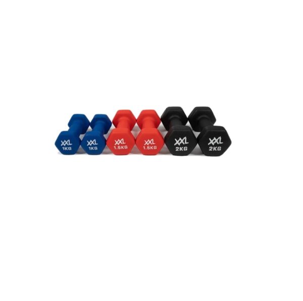 XXL Nutrition Neoprene Dumbbell Set