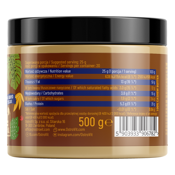 eng-pl-ostrovit-100-cashew-butter-500-g-26416-2