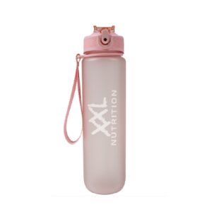 XXL Nutrition Hydrate Bottle 1000ml (pink) / Kõrrega joogipudel