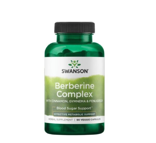 Swanson Berberine Complex with Cinnamon, Gymnema & Fenugreek 90vcaps
