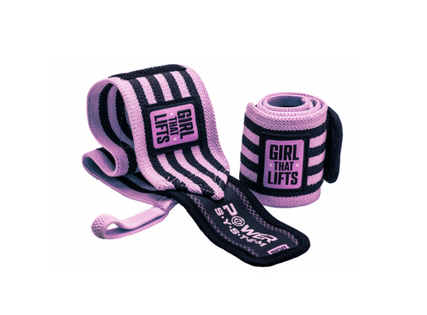 Power System Wrist Wraps GTL (pink) / Randmesidemed