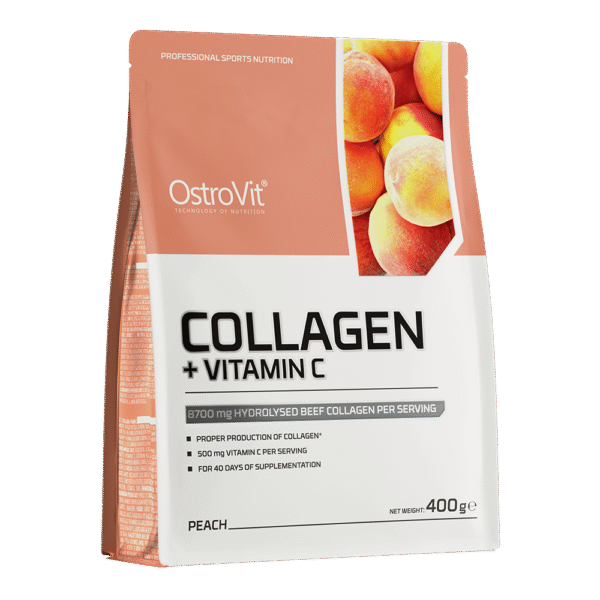 OstroVit Collagen + Vitamin C 400g / Kollageen + Vitamiin C (maitsega)
