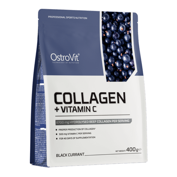 OstroVit Collagen + Vitamin C 400g / Kollageen + Vitamiin C (maitsega)