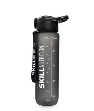 Skill Nutrition Bottle Black 1000ml / Kõrrega joogipuel