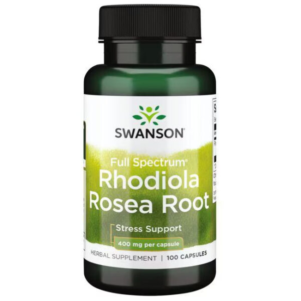Swanson Rhodiola Rosea Root 400mg 100caps