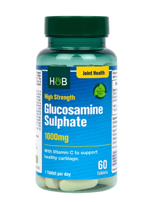 Holland & Barrett Glucosamine Sulphate 1000mg 60tabs / Glucosamiin