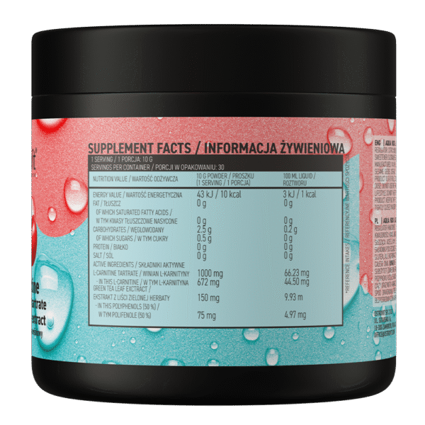 OstroVit Aqua Kick L-Carnitine 300g / L-karnitiin