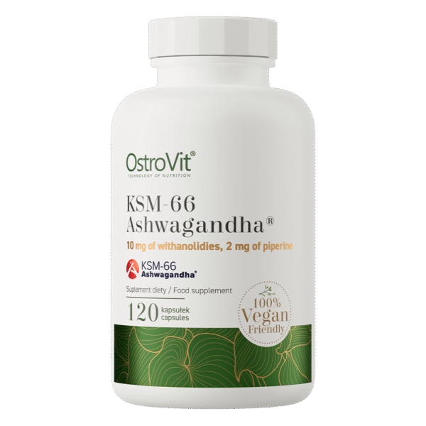 Ostrovit KSM-66 Ashwagandha VEGE 120caps / Ashwagandha juure ekstrakt