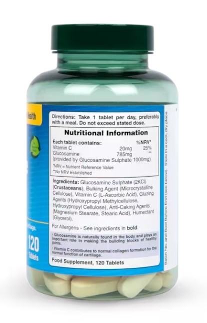 Holland & Barrett Glucosamine Sulphate 1000mg 120tabs / Glucosamiin