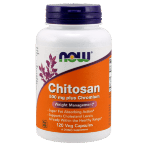 NOW FOODS Chitosan 500mg Plus Chromium 120 vcaps