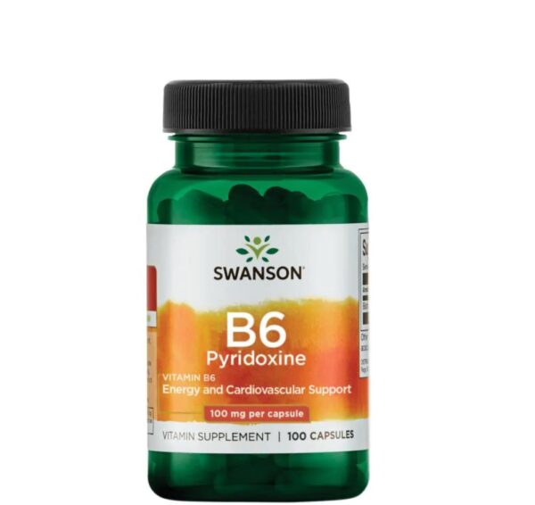 Swanson Vitamin B6 Pyridoxine 100caps