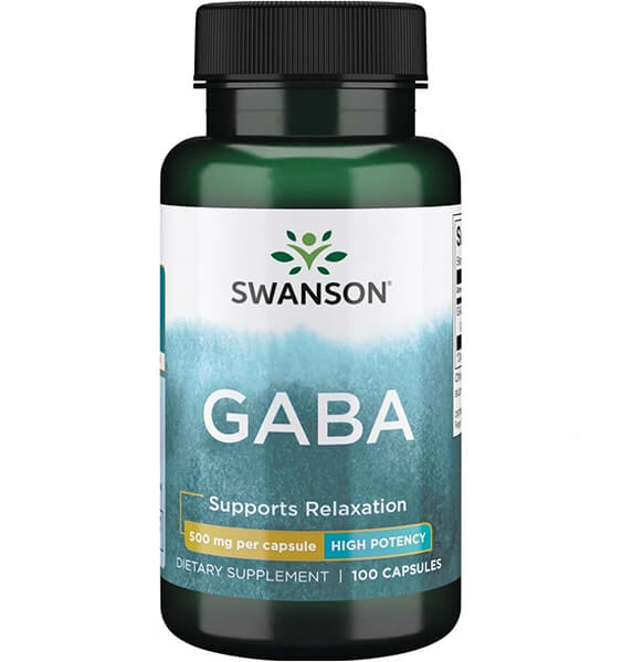Swanson GABA 500mg 100caps / Gamma-aminovõihape