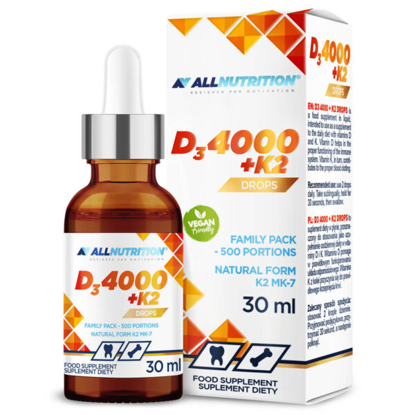 AllNutrition D3 4000 + K2 drops 30ml