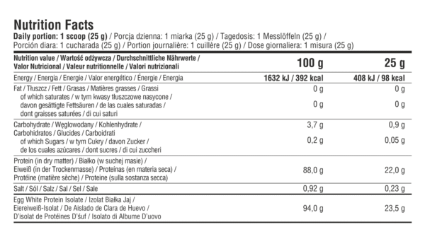 7Nutrition Egg Protein Isolate 500g / Яичный белковый изолят