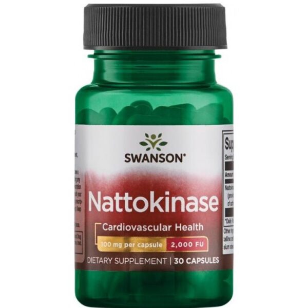 Swanson Nattokinase 100mg 2000FU 30caps / Наттокиназа