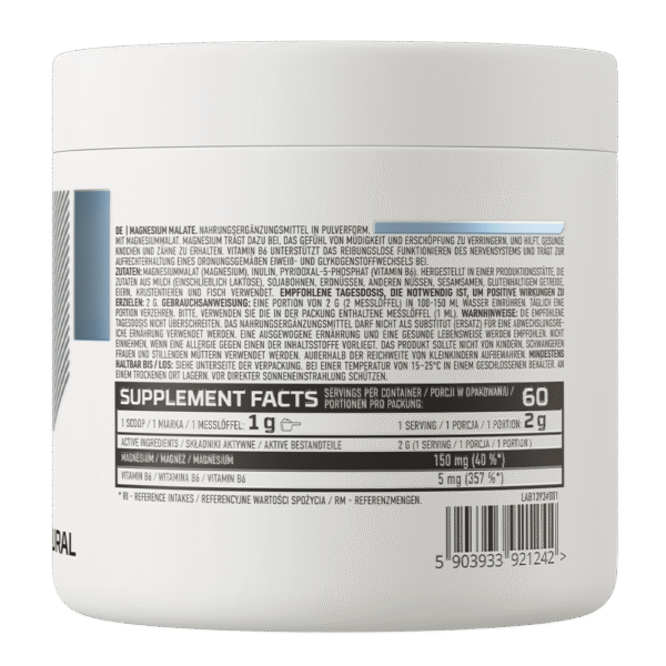OstroVit Magnesium Malate 120g (natural)