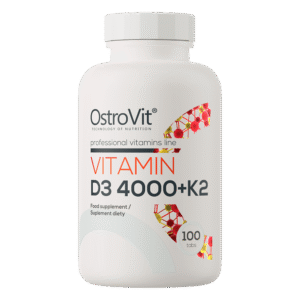 OstroVit Vitamin D3 4000 IU + K2 100tabs / Vitamiin D3 + K2