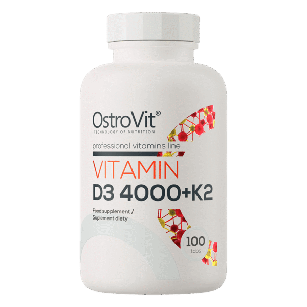 OstroVit Vitamin D3 4000 IU + K2 100tabs / Vitamiin D3 + K2