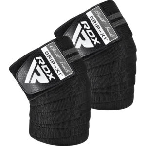 RDX KR11 Gym Knee Wrap Grey