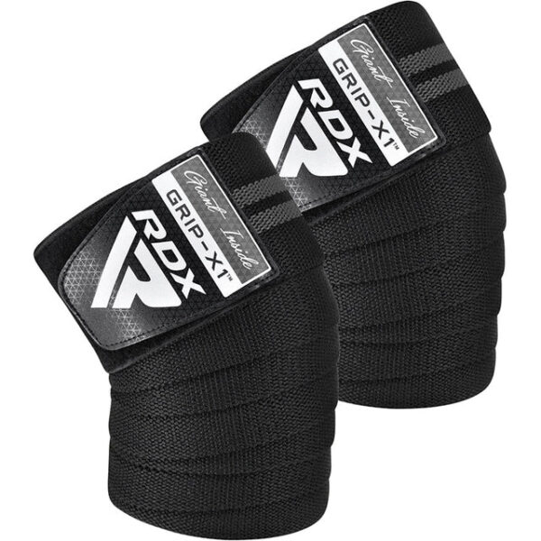 RDX KR11 Gym Knee Wrap Grey