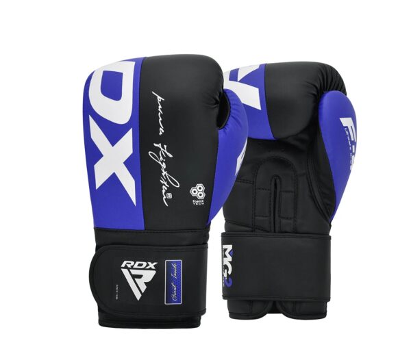 RDX F4 Boxing Sparring Gloves Hook & Loop BLUE / Боксерские перчатки