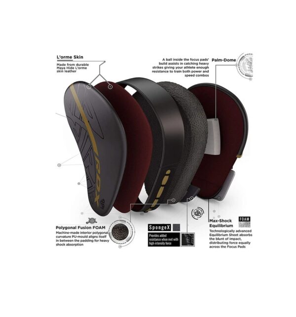 RDX F6 KARA Focus Pads Golden / Лапы